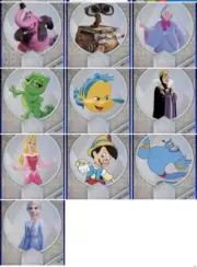 Topps Disney Collect D100 S10 Complete Legendary Set With Elsa Award
