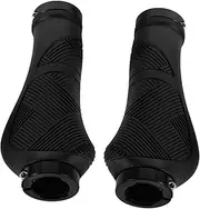 1Pair Non Slip Silicone Bike Handlebar Grips Ergonomic Covers for Mountain and Electric Bikes with Throttle Lock Function Enhanced Grip Comfort and Modern Design