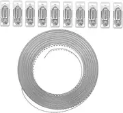 1 Set Stainless Steel Hose Clamp Metal Strapping Stainless Steel Strapping Stainless Steel Clamps Clamps Straps Band Clamp Clamp Metal Clamps Heavy Duty Silver