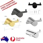 Double Robe Hook Towel Rail Racks Toilet Roll Holder Stainless Steel Robe Hooks