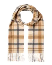 Amicale Cashmere Scottish Plaid Cashmere Scarf