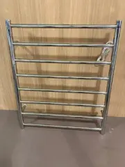 DC Short Heated Towel Ladder 790x665 Chrome