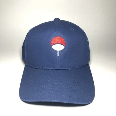 Naruto Shippuden Logo Viz Media Blue Baseball Hat Cap New Tags OSFM 2022