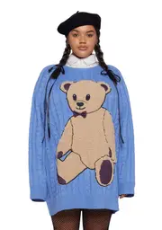 [dELiA*s by Dolls Kill] Plus Finding Comfort Oversized Sweater