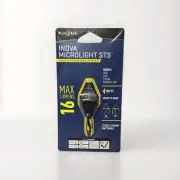 Inova Touch Activated Led Micro Light Keychain, 16 Lumens, Black,