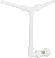 Pool Fountain Sprayer Spray Pond Fountain Water Fun Sprinkler Above In Ground Pool Spa Accessories Decor(Double Head Adapter)