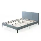 Zinus Fabric Bed Frame Base Light Blue Double Size