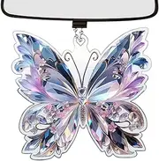 Butterfly Ornaments for Tree, Crystal Butterfly, Animal Sun Catcher, Glitter 2D Rainbow Manufacturer, Window Decoration for Backpacks, Door Handles, Holiday Trees