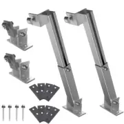 1 Pair Solar-Panel Roof Bracket Mounting Stand 15-30?? Adjustable Pv Fixings