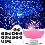1pc Star LED Night Light Projector Star Light Stockings Stuffed Girls Toys Suitable For 3-12 Years Old Boys Girls Gifts 3-12 Years Girls Boys Toys Birthday Fes