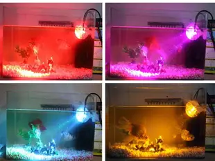 紅色紅光夜間led燈增色燈管魚缸照明燈led裝飾燈防水射燈水下