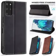 For Samsung Galaxy S20/S20 Plus Shockproof Leather Wallet Card Pocket Case Cover