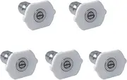 40 Degrees Pressure Washer Spray Nozzle compatible with 1/4" Quick Connect Coupling, Applicable Water Pressure 1500 Psi, 2000 Psi, 2500 Psi, 3000 Psi Replecement White Stainless Steel Spray Tip (5 PCS