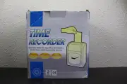 New Electronic Time Recorder Office Clock In Out ISO 9001:2000 W/ Keys