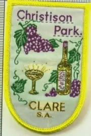 Christison Park Clare South Australia Cloth Badge Patch Sew On Souvenir Winery