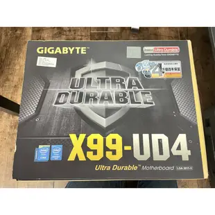 技嘉GA-X99-UD4 主機板兩張+Intel Core i7-5820K兩顆，不拆售