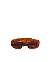 Ultrathin Shield Sunglasses One size Havana/Brown