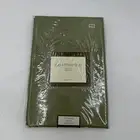 Basketweave Easy Care Tablecloth 60" Round 4-6 Seats Sage Green Christmas New