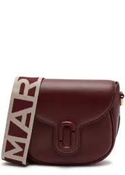 Marc Jacobs The J Marc Saddle Small Leather Cross-body bag - Burgundy ONE SIZE