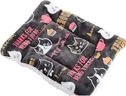 Beautiful Cat Cushion Cotton Plush Warm Dog Beds Large Bite Resistant Non Slip Square Dog Cushion Machine Washable for Dogs Cats Rabbits Other Animals 3,M (Color : 5, Size : XL)