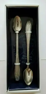Pfaltzgraff Premium Stainless Steel Iced Beverage Spoons Hoopla Frost Set of 10