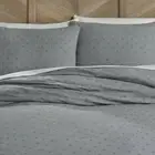 Southern Living Simplicity Linden Linen Duvet Duvet Grey King Bedding #88021