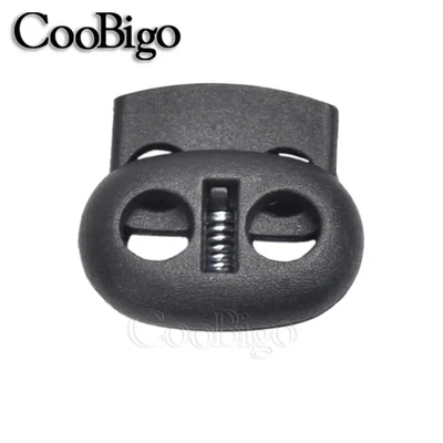 12Pcs Cord Lock Stopper Paracord Clip Toggle Clamp Rope End Bean Buckle Lanyard