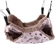 BCOATH Warm Hammock Hammock Pet Swing Hanging Bed Pet Bed Pink Polyester