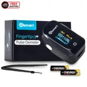 Fingertip Pulse Oximeter, Heart Pulse Rate, Spo2 Device Blood Oxygen Saturation