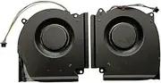 (1 Pair) New CPU GPU Cooling Fans Intended for ASUS ROG Strix G15 (2021) G513QR G513QM G533QR G533QS G713Q G713QM G713QR G733QSA G733QR G733QS Series Laptop Fan DC12V