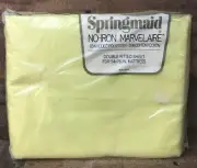 Vintage Springmaid Double Fitted Sheet No Iron Marvelaire NEW NOS