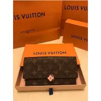 在飛比找Yahoo!奇摩拍賣優惠-LV M64585 FLORE 錢包 Monogram 小花