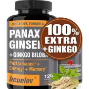 Male Stamina Booster - Size Enlargement - Panax Ginseng Root & Ginkgo Extract