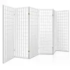 Artiss Room Divider Screen Wood Timber Dividers Fold Stand Wide 6 Panel