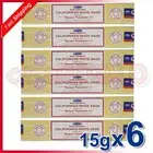 SATYA INCENSE Sticks Californian White Sage Meditation Aroma Fragrance 6 x 15g