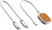j5create ScreenCast FHD USB-C to HD Wireless Display Extender for iPhone 15, 16 & USB C Equiped Phone Laptop HD Transmitter and Receiver | No Setup Real Plug n Play (JVAW61)