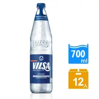 在飛比找PChome24h購物優惠-德國VILSA經典氣泡礦泉水 玻璃瓶 700ml-12入/G
