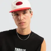 [Thrills] Hard As They Come 5 Panel Cap Heritage White