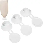 Inverted Bottle Lid, 3 Pack Dispenser Cap, Leak-Proof Flipping Tool, Shampoo Shower Gel Accessory, Easy Emptying Gadget, for Bathroom, Travel, Home Use