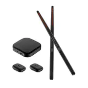 Portable Electronic Drumsticks Air Drum Stick drum kit 2 Foot Pedals 16D Speaker DSP Level Sound Card