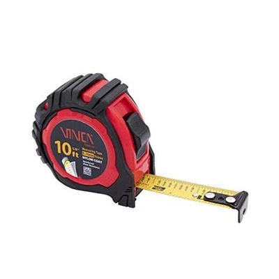 Tape Measure, TPMA-10 10Feet with Fraction, Nylon Coated Matte 10 Feet