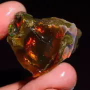 Ethiopian Opal Rough 100% Natural Gemstone Raw 39 Ct. 28x24x10 mm AQ-568
