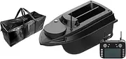 800m GPS Fishing Bait Boat 9 Fishing Grounds 180 Points Bait Boat 6.6 Loading Support Automatic Cruise/Positioning Points Cruise/Route Correction/Return/Electronic Fence with Black Fishfinder Version