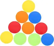 Totority 10pcs Landmark Mat Marker Soccer Training Equipment Football Training Discs Training Mark Disks Flat Cones Line Spots Game Training Discs for Football Cones for Sports Training PVC