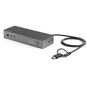 StarTech USB-C & USB-A Dock, Hybrid Universal Laptop Docking Station - DK30C2DPEP