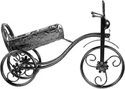 Bike-Style Wine Holder 1pc Metal Wine Rack Space-Saving Storage Fine Craftsmanship Anti-Rust Design