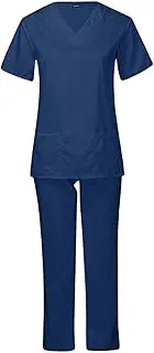 [ZPGVWXKO] Comfortable Women's Medical Scrubs Set for Healthcare Professionals
