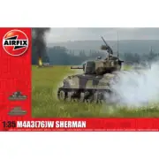 AIRFIX M4A3(76)W SHERMAN Scale 1:35 1365