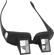 Lazy Glasses, Horizontal Reading Glasses, Bed Prism Glasses Spectacles Horizontal HD Glasses Prism Periscope Lie Down Eyeglasses for Reading and Watch TV in Bed Unisex
