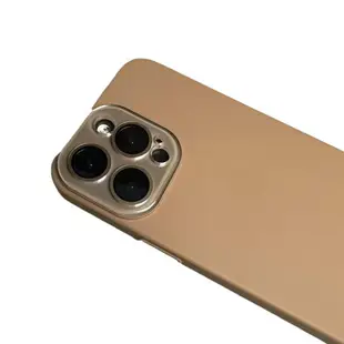 適用iPhone15PRO手機殼簡約水晶鏡頭膜膚感磨砂蘋果14硬殼防摔套304